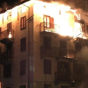 allarme incendi all'hotel di Balme