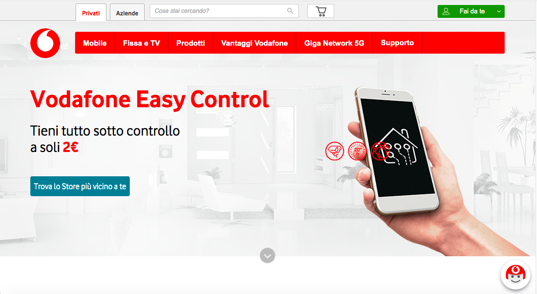 Microelettronica | Vodafone Easy Control, l’offerta per gestire sistemi di antifurto, domotica, localizzazione e monitoraggio remoto.. - Microelettronica